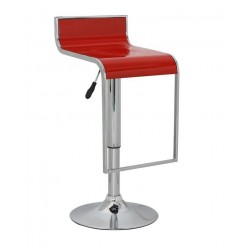sgabello LUGANO (XH 230-4), coppia di sgabelli design, stool. rosso