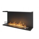 Biocamino mod luce 100 stufa camino 100x45x25cm