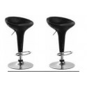 sgabello SHANGHAI (XH 101-1), coppia sgabelli design, stool. nero