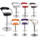 sgabello MIAMI (XH-225), coppia di sgabelli design, stool. nero