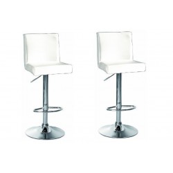 sgabello SAN PAOLO(XH615), coppia di sgabelli design, stool. bianco