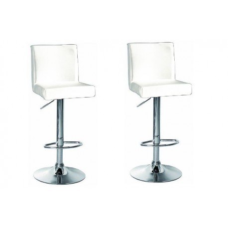 sgabello SAN PAOLO(XH615), coppia di sgabelli design, stool. bianco