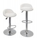 sgabello BASEL (XH-210), coppia di sgabelli design, stool. bianco