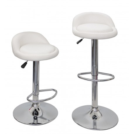 sgabello BASEL (XH-210), coppia di sgabelli design, stool. bianco