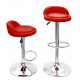 sgabello BASEL (XH-210), coppia di sgabelli design, stool rosso