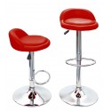 sgabello BASEL (XH-210), coppia di sgabelli design, stool rosso