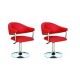 sgabello EDIMBURGO (XH-272), coppia di sgabelli design, stool rosso