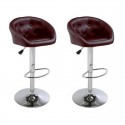 sgabello NEW ORLEANS (XH-274), coppia di sgabelli design, stool red