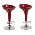 SGABELLO ROMA (XH101) ,coppia sgabelli design,rosso