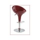 Sgabello TORINO XH-105, coppia sgabelli design, rosso