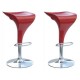 SGABELLO MALAGA XH-198, coppia di sgabelli design,stool rosso