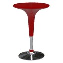 TAVOLO BAR TAVOLINO XH-109 DALLAS design rotondo regolabile in ABS Rosso