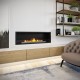 Biocamino Unico MEGA 180cm - 18kw - da incasso fiamma unica Bordino