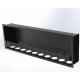 Camino al bioetanolo Mod. FD10 plus 124x36x17 cm da incasso 130 con 10 bruciatori 12 kw senza vetro