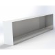 Biocamino Unico MEGA 180cm - 18kw - da incasso fiamma unica Bordino